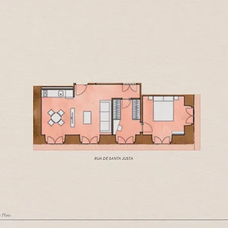 Ando Living - Santa Justa 79 House Lisbon