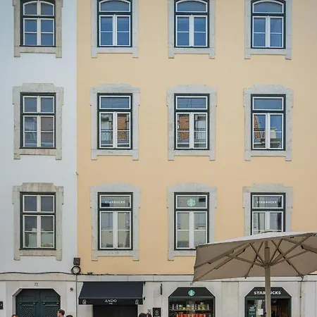 Ando Living - Santa Justa 79 House Lägenhetshotell Lisboa